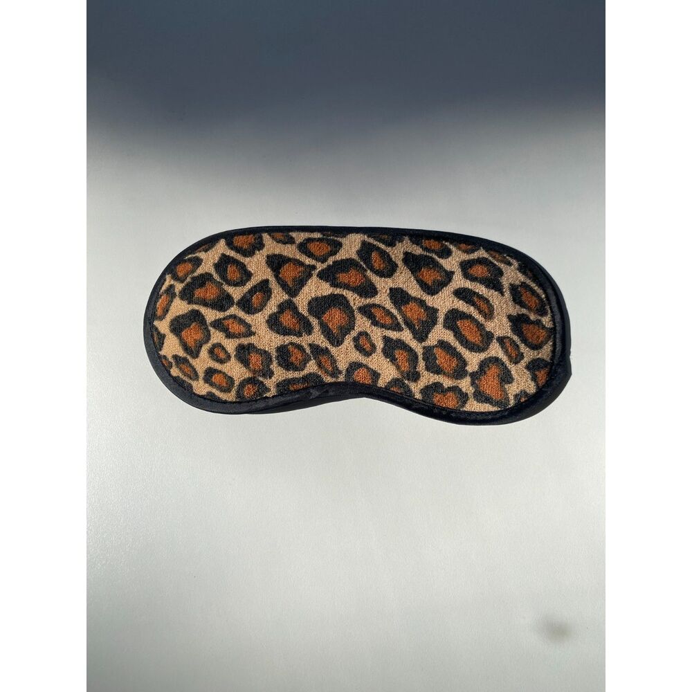 Y2K style Leopard eye mask